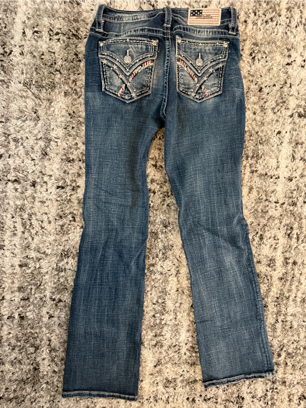 Miss Me Medium Blue Bootcut Jeans